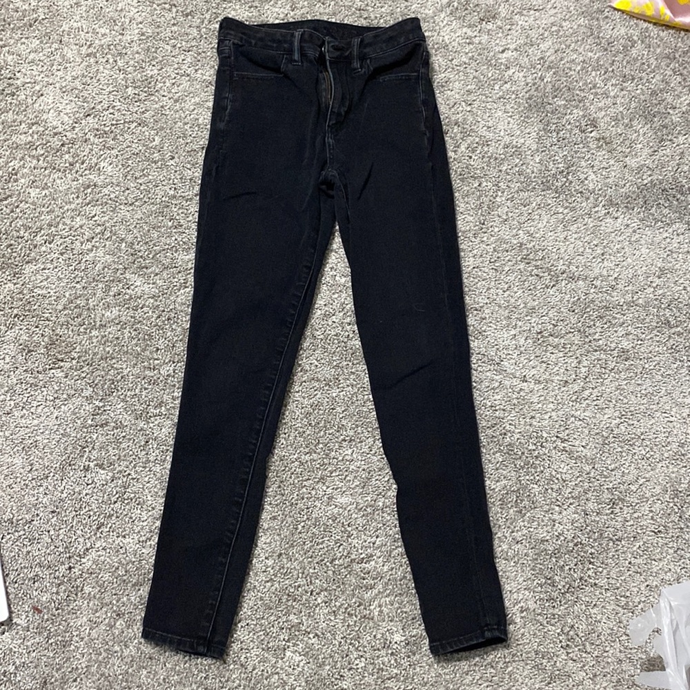 American Eagle Black Jeans. Size 4
